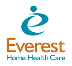 Everest Home Health Care logo stacked